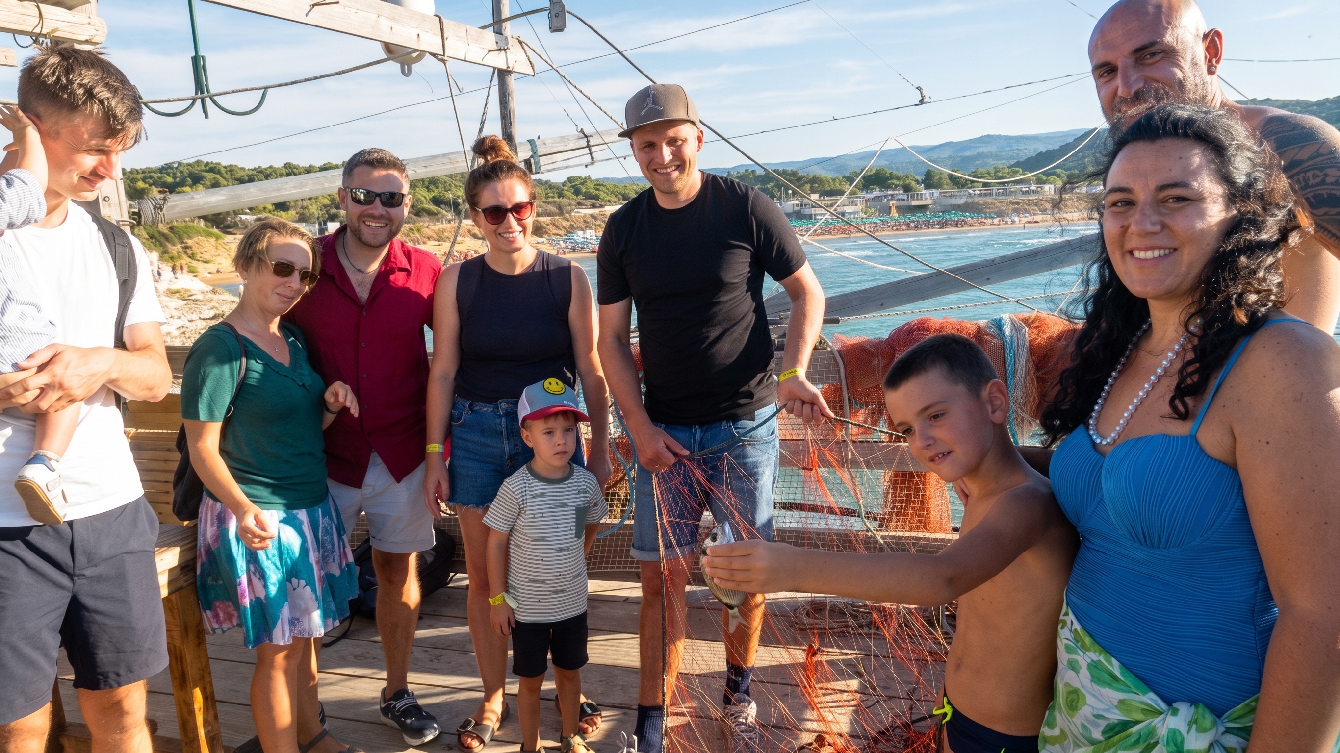 Partecipanti con il pescato
